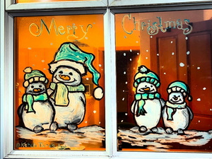 window painting Ketchikan