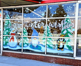 window painting Council Bluffs