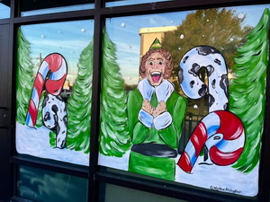 window painting Lake Charles