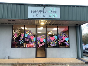 window painting Hattiesburg