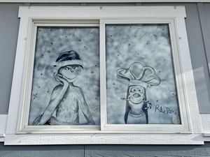 window painting Billings